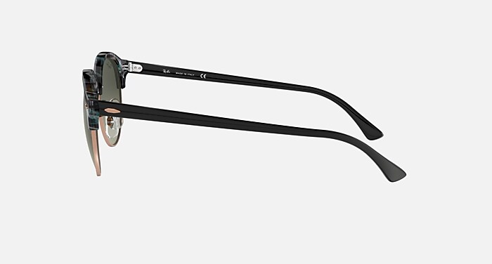 CLUBROUND FLECK Sunglasses in Grey & Green and Grey Gradient