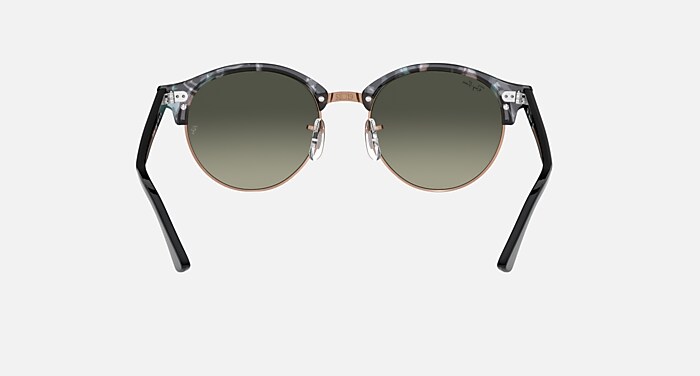 CLUBROUND FLECK Sunglasses in Grey & Green and Grey Gradient