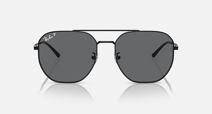 Ray-Ban Sunglasses Unisex Rb3724d - Black Frame Grey Lenses 59-18 Polarized