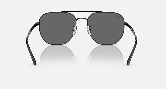 Ray-Ban Sunglasses Unisex Rb3724d - Black Frame Grey Lenses 59-18 Polarized