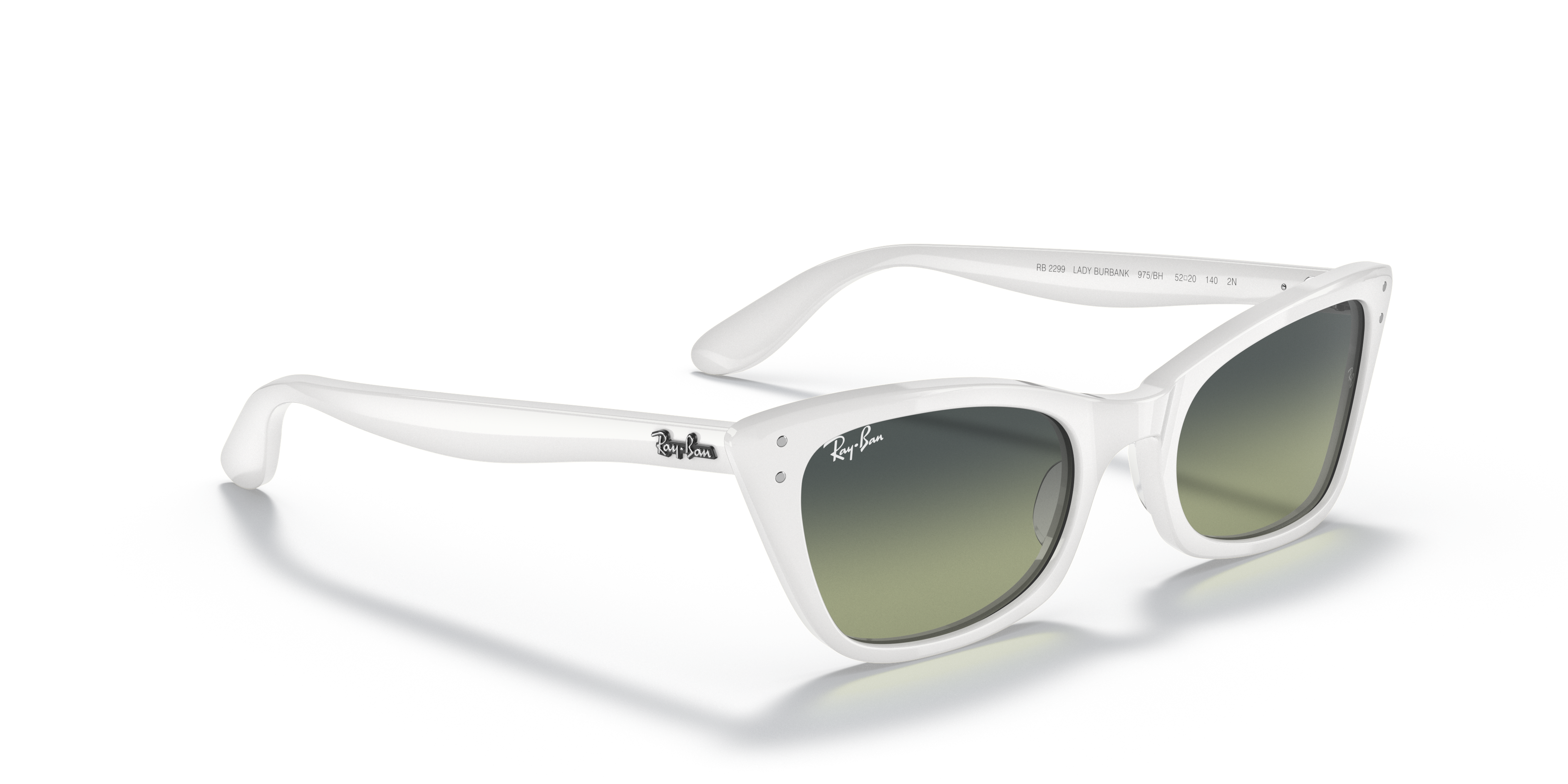 Ray ban 白ぶちサングラス レイバン公式ストア】 Ray-Ban® LADY BURBANK サングラス