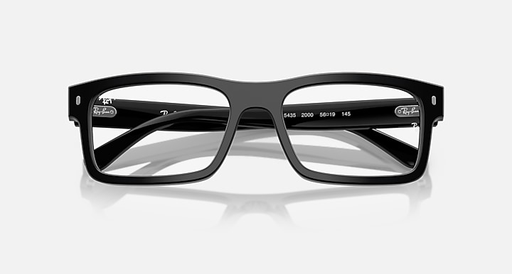 Ray-Ban Eyeglasses Unisex Rb5435 Optics Prescription - Havana Grey Frame Clear Lenses 54-19 Polarized