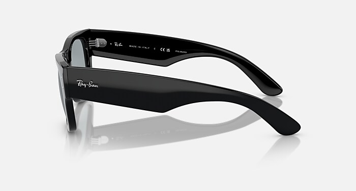 Ray-Ban Sunglasses Unisex Mega Wayfarer - Black Frame Blue Lenses 51-21 Polarized