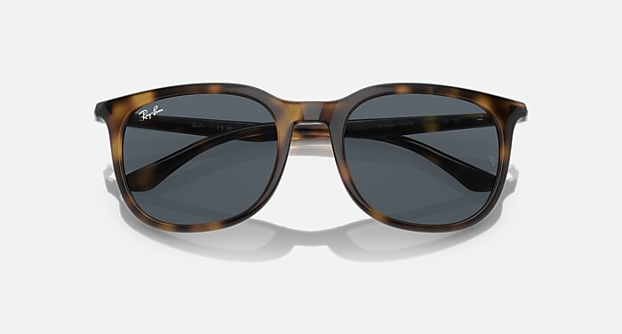 Ray-Ban Sunglasses Unisex Rb4386 - Gunmetal Frame Blue Lenses 54-20