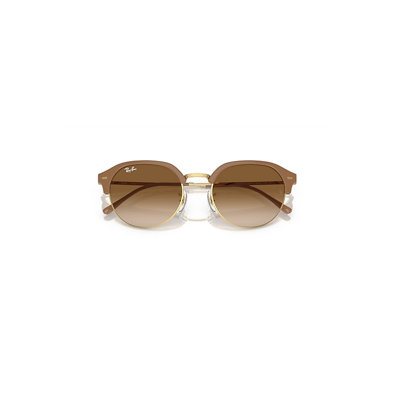 Ray-Ban Rb4429 Sunglasses Gold Frame Brown Lenses 55-20