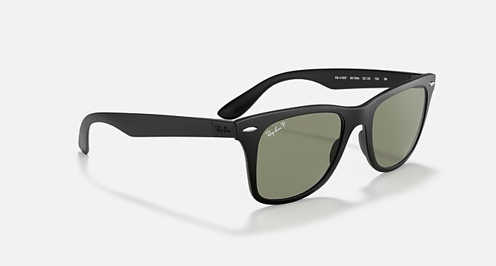 WAYFARER LITEFORCE Sunglasses in Black and G-15 Green - RB4195F  