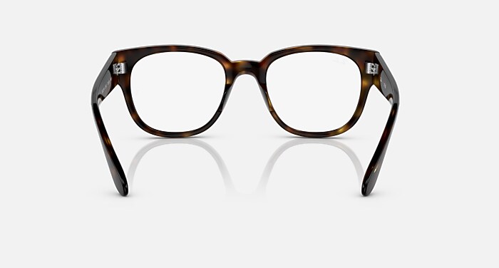 Ray-Ban Eyeglasses Unisex Rb7210 Optics Prescription - Ivory Frame Clear Lenses 50-20 Polarized