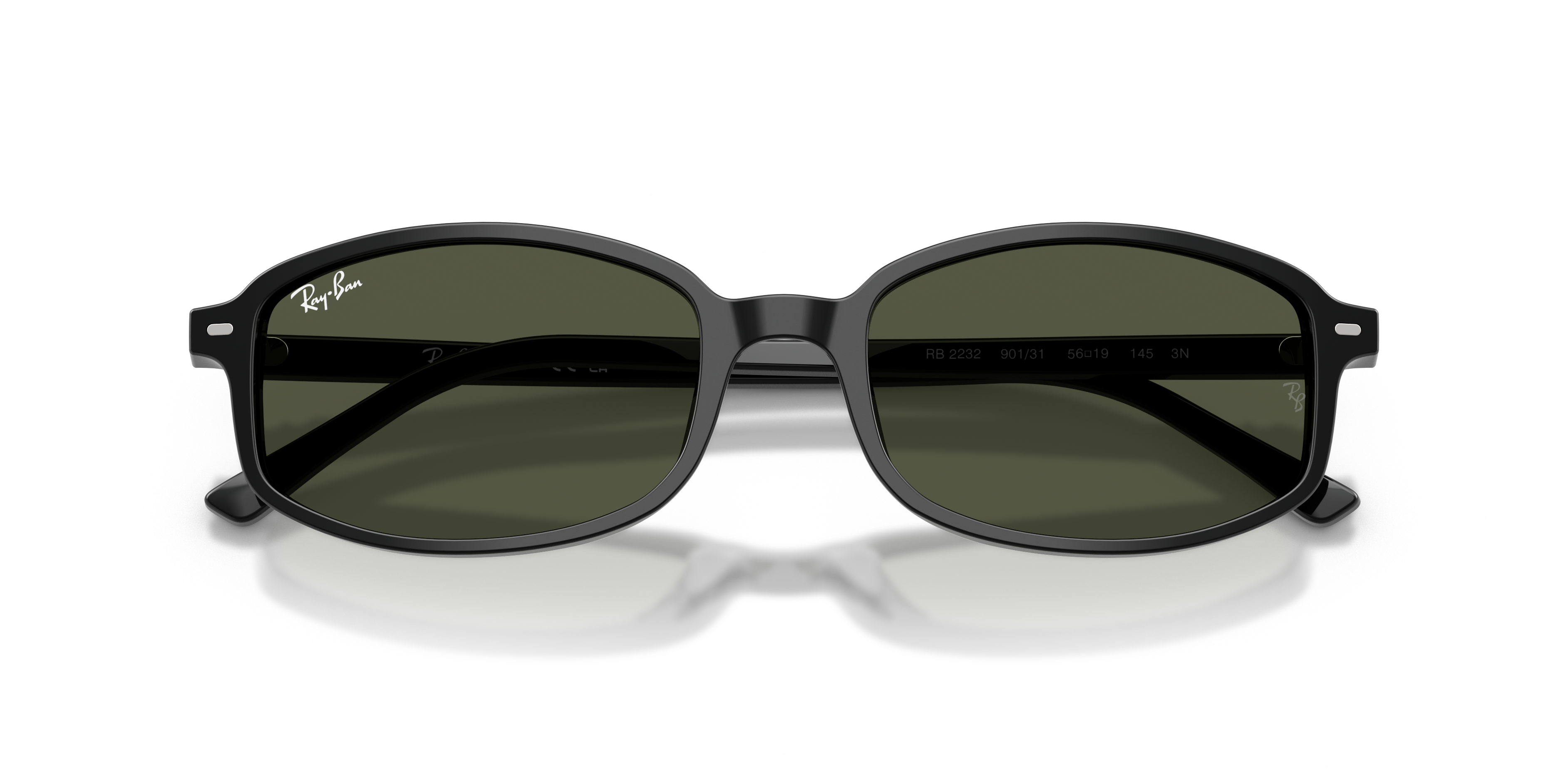 SAM Sunglasses in Black and Green - RB2232 | Ray-Ban® US