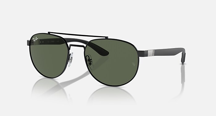 RB3736 Sunglasses in Black and Dark Green - RB3736 | Ray-Ban® US display picture 3
