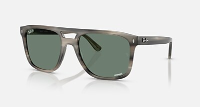 RB2213CH CHROMANCE Sunglasses in Black and Polar Dark Grey