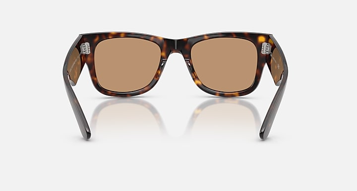 Ray-Ban Sunglasses Unisex Mega Wayfarer Summer Capsule - Havana Frame Brown Lenses 51-21