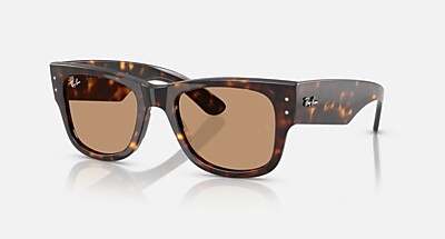 MEGA WAYFARER SUMMER CAPSULE Sunglasses in Havana and Light