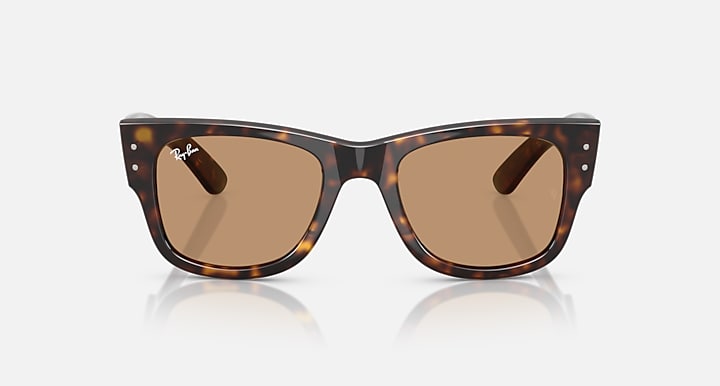 Ray-Ban Sunglasses Unisex Mega Wayfarer Summer Capsule - Havana Frame Brown Lenses 51-21