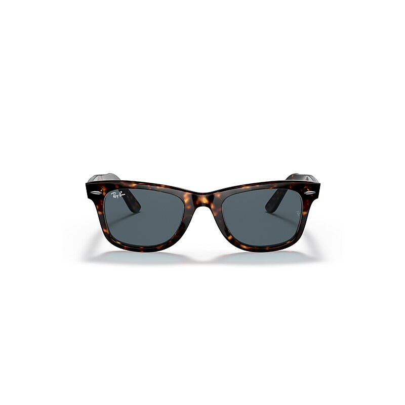 Shop Ray Ban Original Wayfarer Classic Sonnenbrillen Havana Fassung Blau Glas 50-22