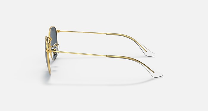 ROUND KIDS Sunglasses in Gold and Dark Blue - RB9547S | Ray-Ban®