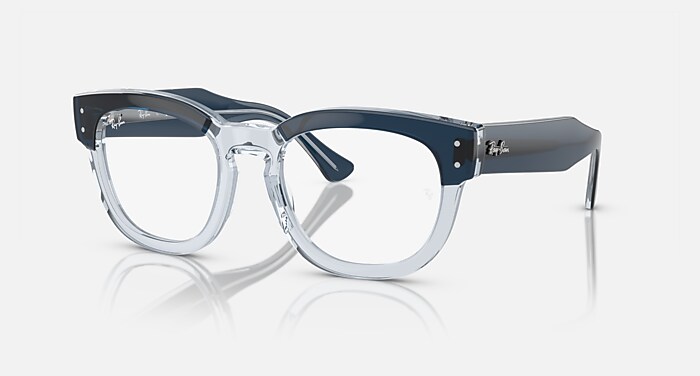 レイバン公式ストア】 Ray-Ban® MEGA HAWKEYE OPTICS メガネ | ブルー 