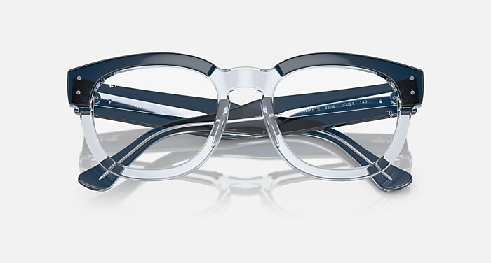 レイバン公式ストア】 Ray-Ban® MEGA HAWKEYE OPTICS メガネ | ブルー 