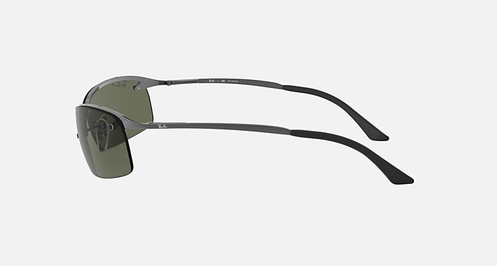 Ray-Ban Sunglasses Rb3183 Gunmetal Frame Green Lenses