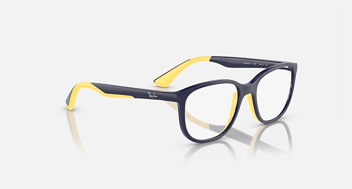 RB9078V OPTICS KIDS BIO-BASED Eyeglasses with Violet On Grey