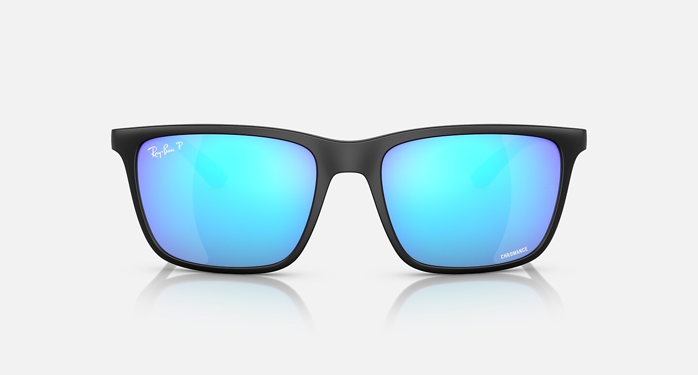 Ray-Ban Sunglasses Rb4385 Black Frame Blue Lenses
