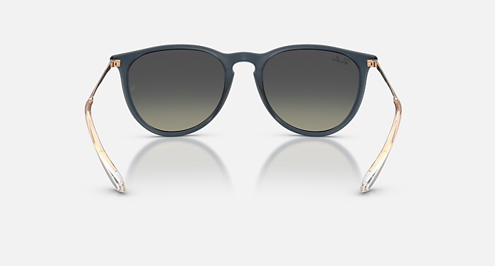 ERIKA CLASSIC Sunglasses in Rubber Blue and Gradient Grey