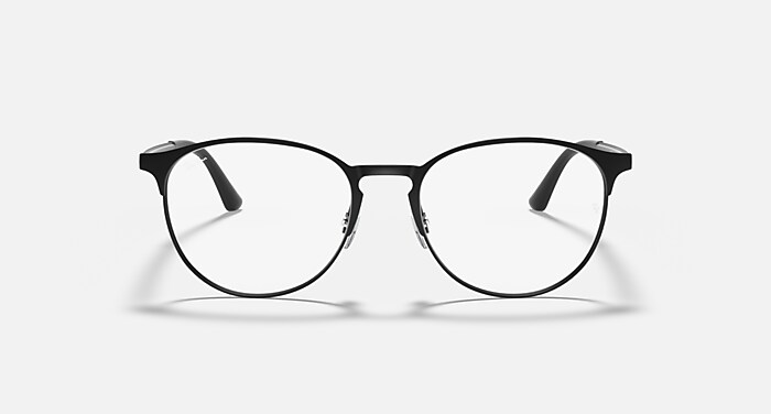 Ray-Ban Eyeglasses Unisex Rb6375 Optics - Gunmetal Frame Clear Lenses 53-18 Polarized