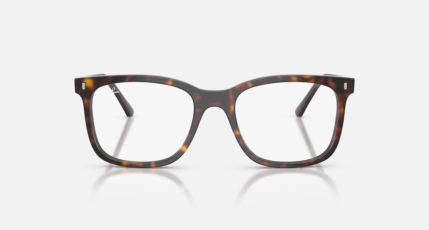 Ray-Ban Eyeglasses Unisex Rb5446 Optics Prescription - Havana Frame Clear Lenses 51-19 Polarized