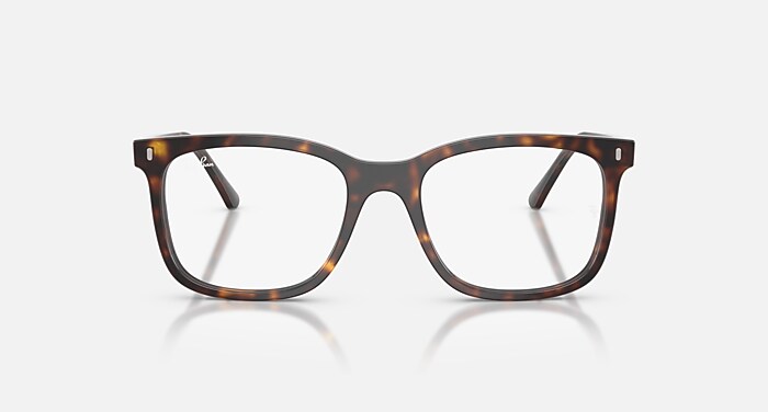 Ray-Ban Eyeglasses Unisex Rb5446 Optics Prescription - Havana Frame Clear Lenses 51-19 Polarized