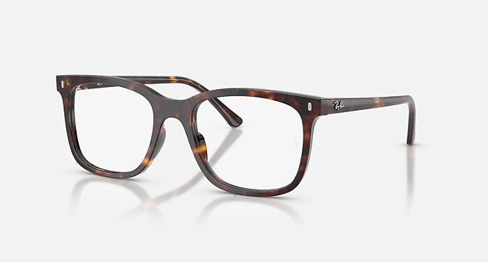 Ray-Ban Eyeglasses Unisex Rb5446 Optics Prescription - Havana Frame Clear Lenses 51-19 Polarized