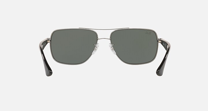 Ray-Ban Sunglasses Man Rb3483 - Gunmetal Frame Green Lenses 60-16