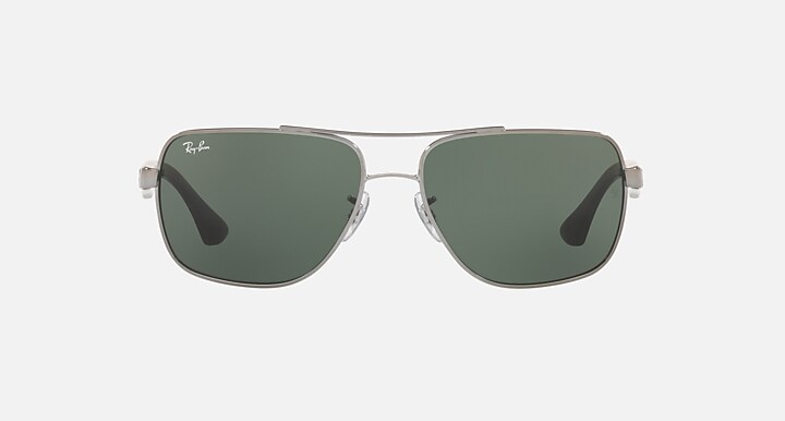 Ray-Ban Sunglasses Man Rb3483 - Gunmetal Frame Green Lenses 60-16