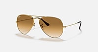 RayBan Arista 金 浅棕色 渐变