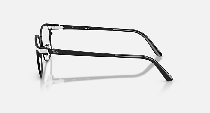 Ray-Ban ブラック チタンフレーム メガネ レイバン公式ストア】 Ray-Ban® DAVID TITANIUM OPTICS メガネ