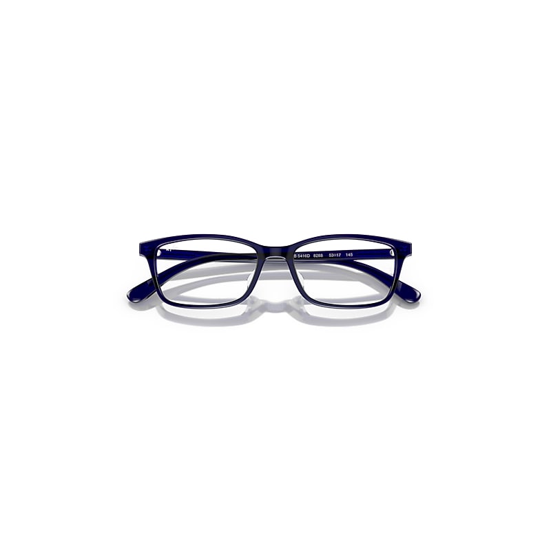 Ray Ban Rb5416 Optics Eyeglasses Transparent Blue Frame Demo Lens Lenses Polarized 53-17 In Transparent Blue