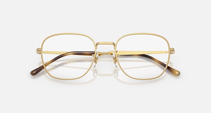 最終値下げ　Ray-Ban ゴールドフレーム サングラス レイバン公式ストア】 Ray-Ban® RB6534 OPTICS メガネ