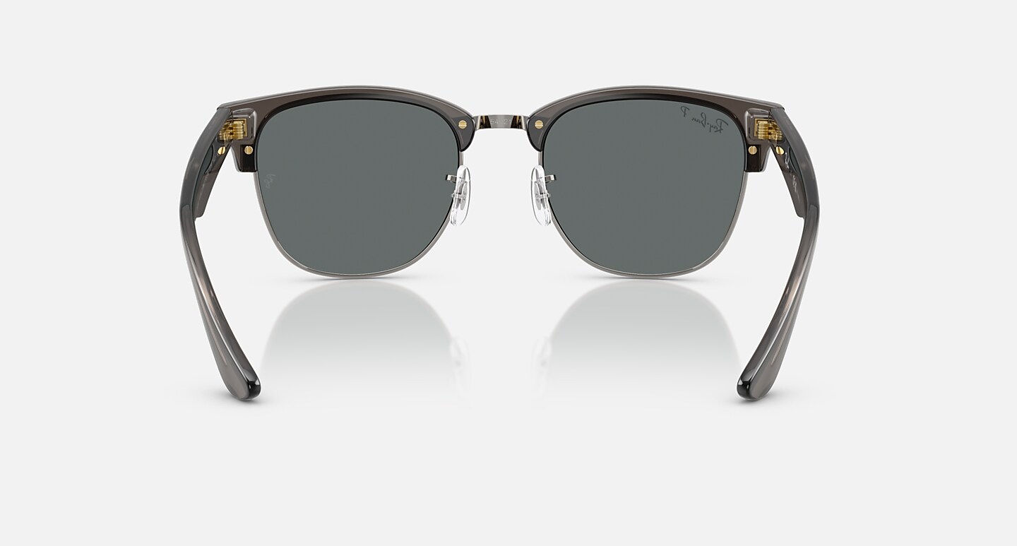 Ray-Ban Sunglasses Unisex Clubmaster Reverse - Transparent Navy Blue Frame Blue Lenses 54-21