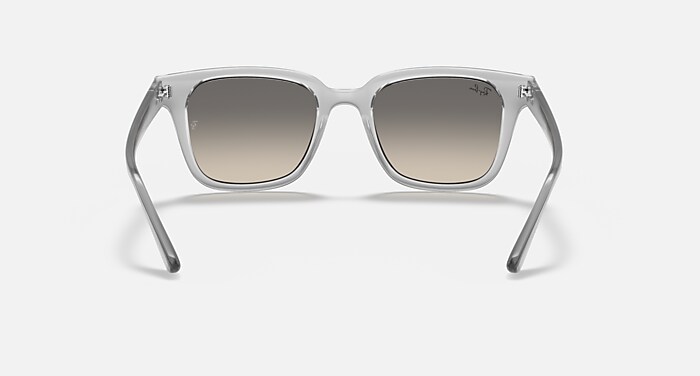 【超ポイント祭?期間限定】 RB4323 Sunglasses in Transparent and Grey Gradient - RB4323F 小物