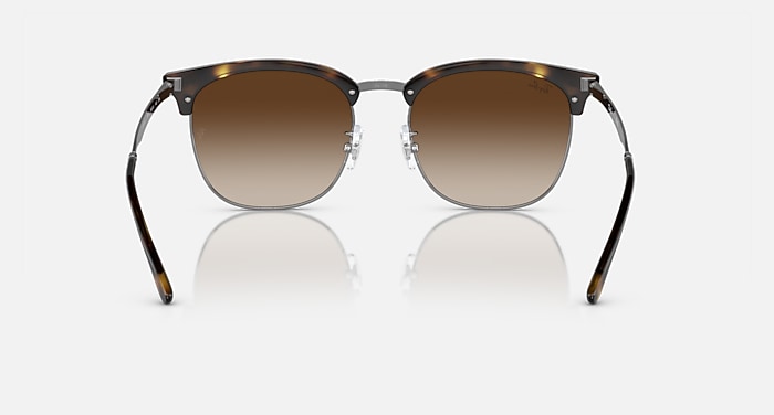 Ray-Ban Sunglasses Unisex Rb4418d - Gunmetal Frame Brown Lenses 56-19