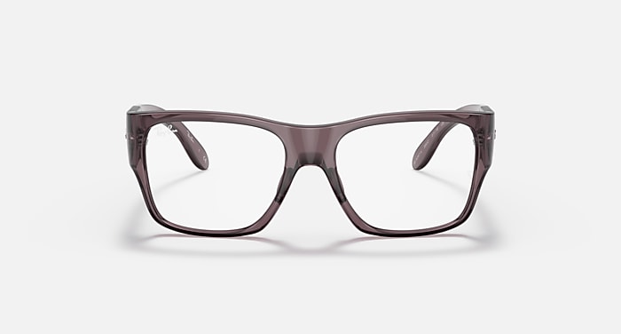 Ray-Ban Eyeglasses Children Nomad Optics Kids Prescription - Transparent Brown Frame Clear Lenses 48-16 Polarized