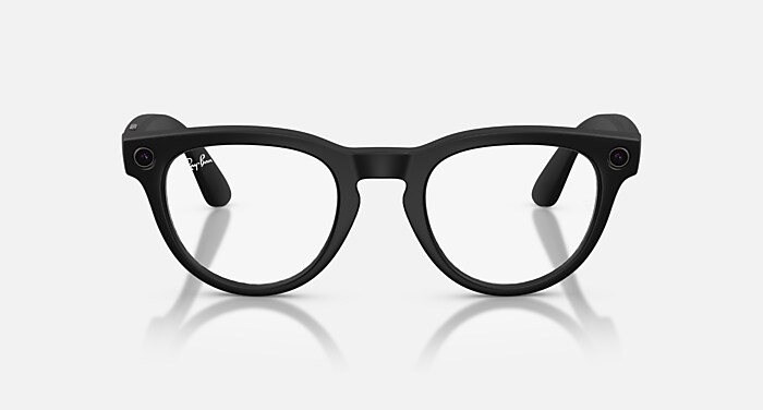 New Ray-Ban Meta AI Glasses Black Frame Clear Lenses