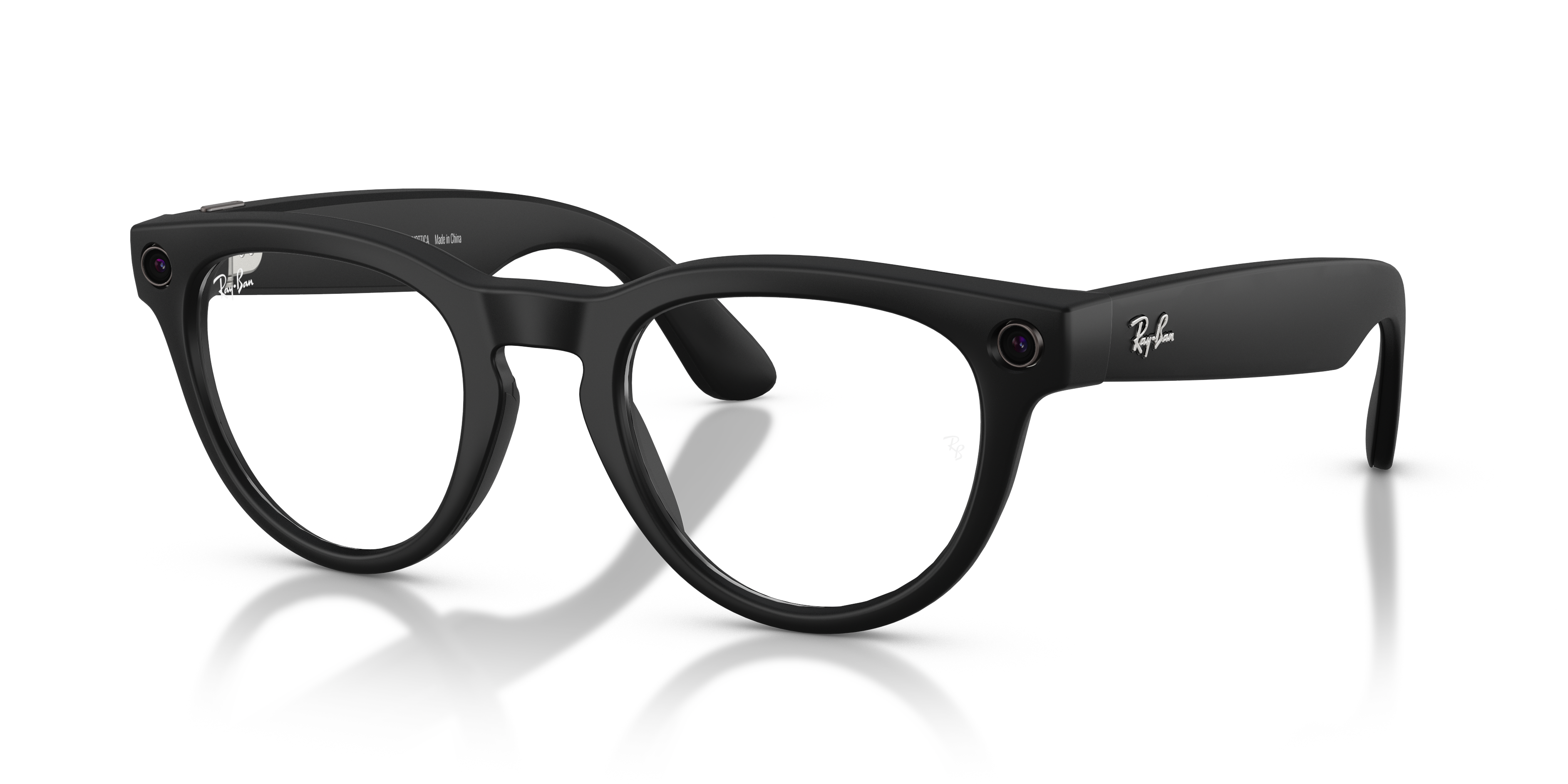 (Gen 2) Ray-Ban Meta Black Frame Clear Lenses AI Glasses
