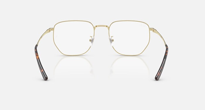 Ray-Ban ゴールドフレーム サングラス　渡辺 レイバン公式ストア】 Ray-Ban® RB8776D TITANIUM OPTICS メガネ