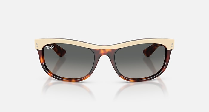 Ray-Ban Sunglasses Unisex Balorama Street Neat - Beige Havana Frame Grey Lenses 62-19