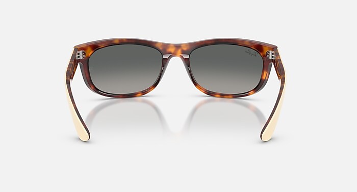 Ray-Ban Sunglasses Unisex Balorama Street Neat - Beige Havana Frame Grey Lenses 62-19