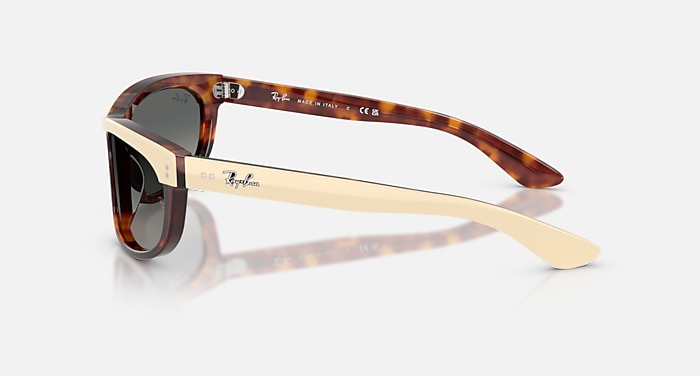 Ray-Ban Sunglasses Unisex Balorama Street Neat - Beige Havana Frame Grey Lenses 62-19