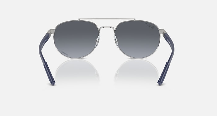 Ray-Ban Sunglasses Unisex Rb3736 Chromance - Grey Frame Green Lenses 56-19 Polarized