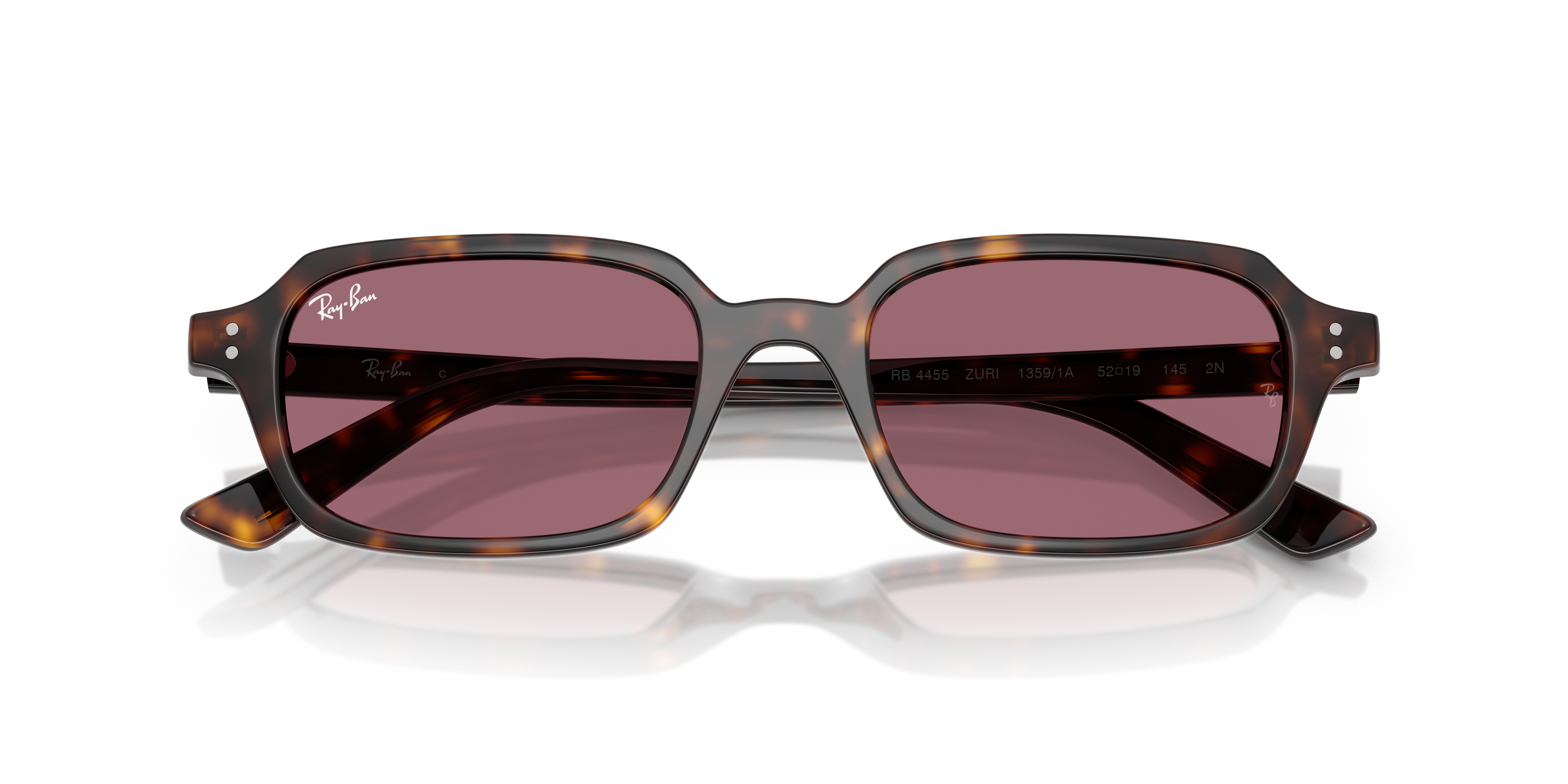 ZURI BIO-BASED LIMITED Sunglasses in Havana and Violet - RB4455