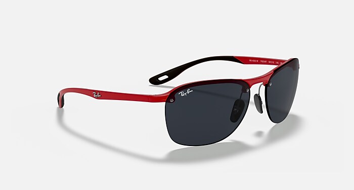 RB4302M SCUDERIA FERRARI COLLECTION Sunglasses in Red and Dark 