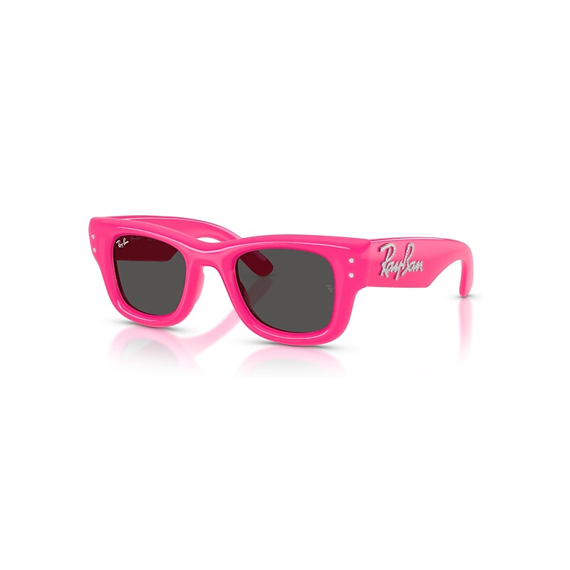 Ray-Ban Sunglasses Unisex Wayfarer Puffer Crystal Edition  - Pink & Strass Frame Black Lenses 47-23