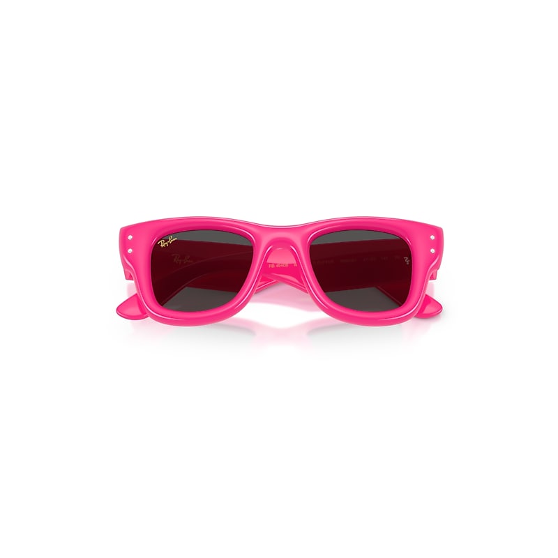 Ray Ban Wayfarer Puffer Crystal Edition Sunglasses Pink & Strass Frame Black Lenses 47-23